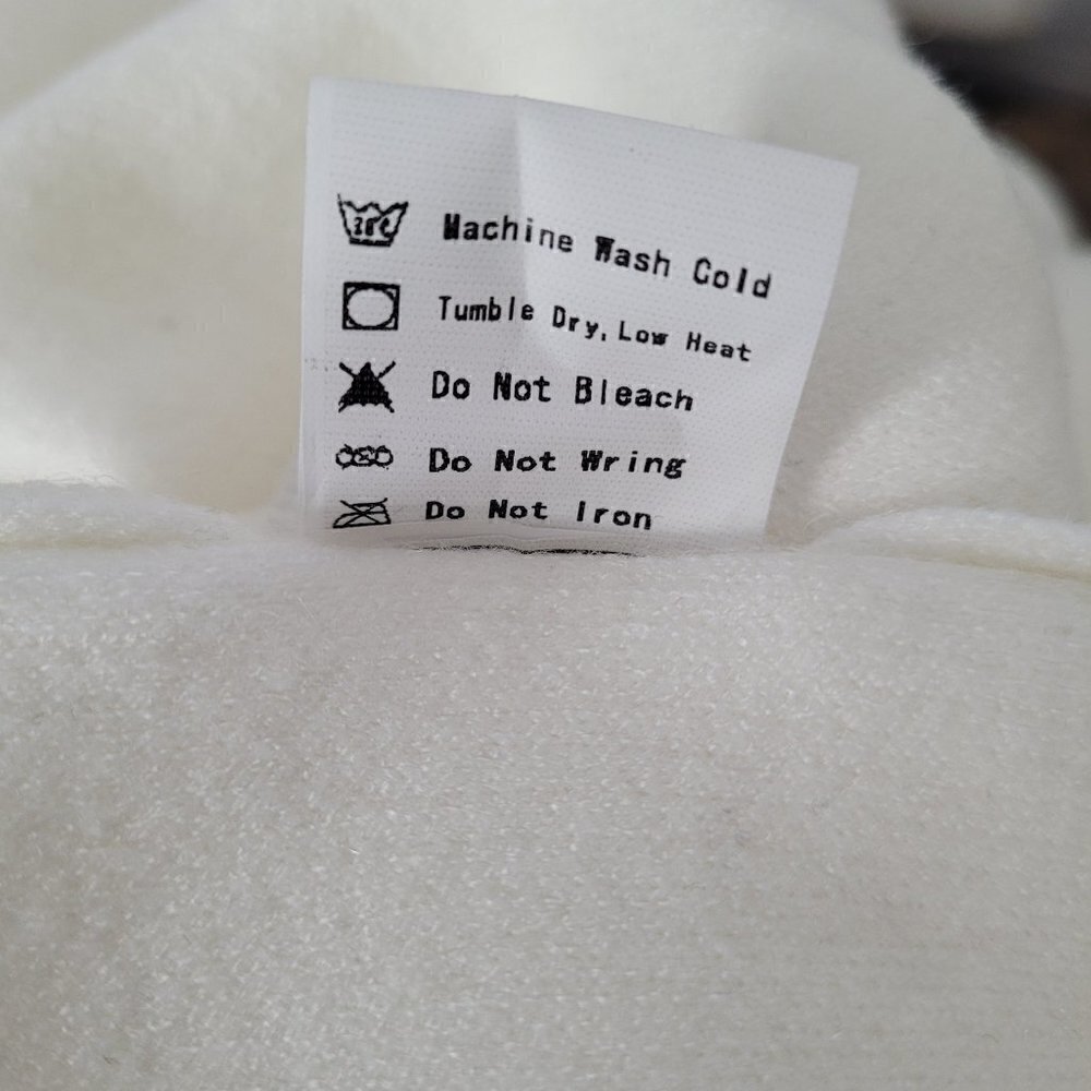 Elsie & Zoey Cream Cable Knit Sleeve Sweater - Picture 9 of 9